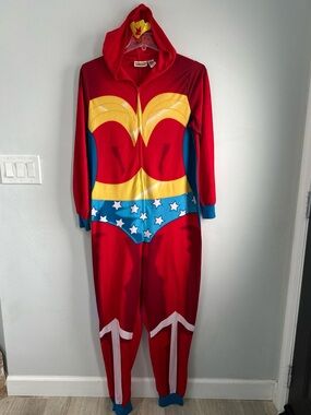 Wonder Woman Union Suit Costume DC Comics Justice League Superhero Cosplay XL19.